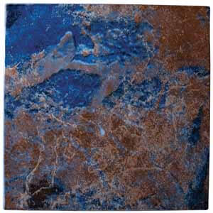 GMI-37-0058 | CRL-RUSTIC 6x6 9.5SQF/CS|CORAL ELKHORN RUSTIC BLUE