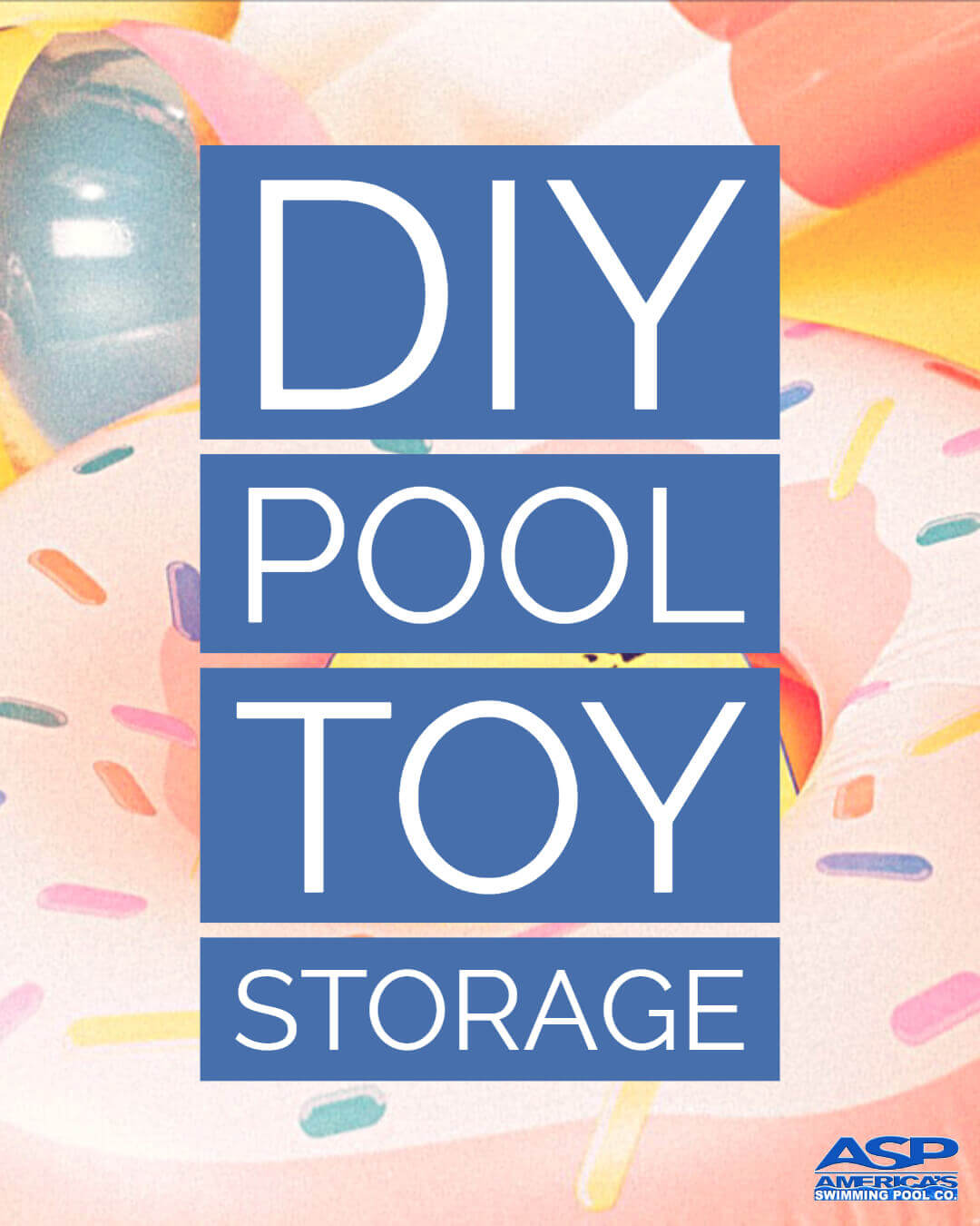 DIY pool toy storage design by ASP