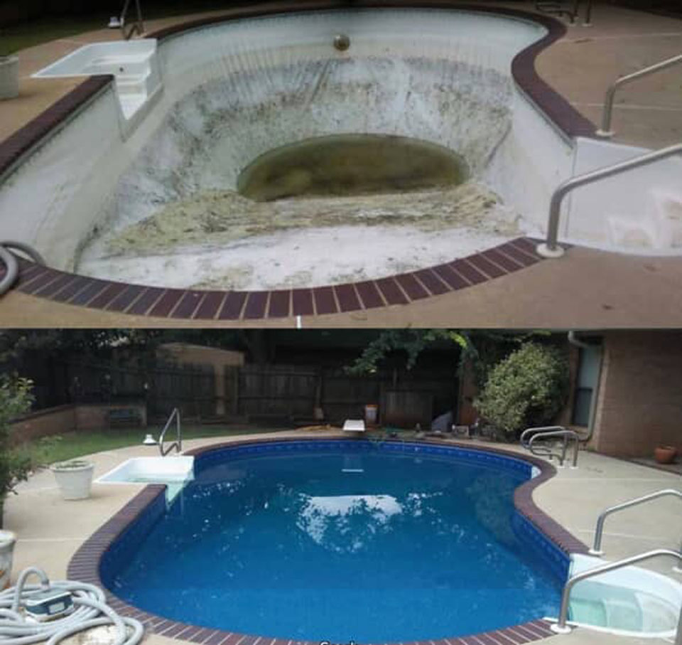 Before & After Photos | ASP - America's Swimming Pool Company of Edmond