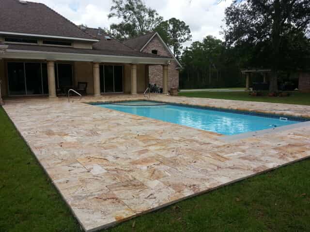 ASP Gulfport Travertine Pool Deck Pavers