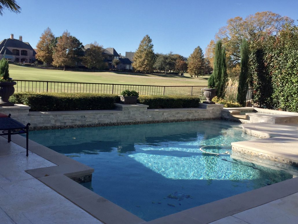 After replacement of coping and tile, and a plaster replacement renovation