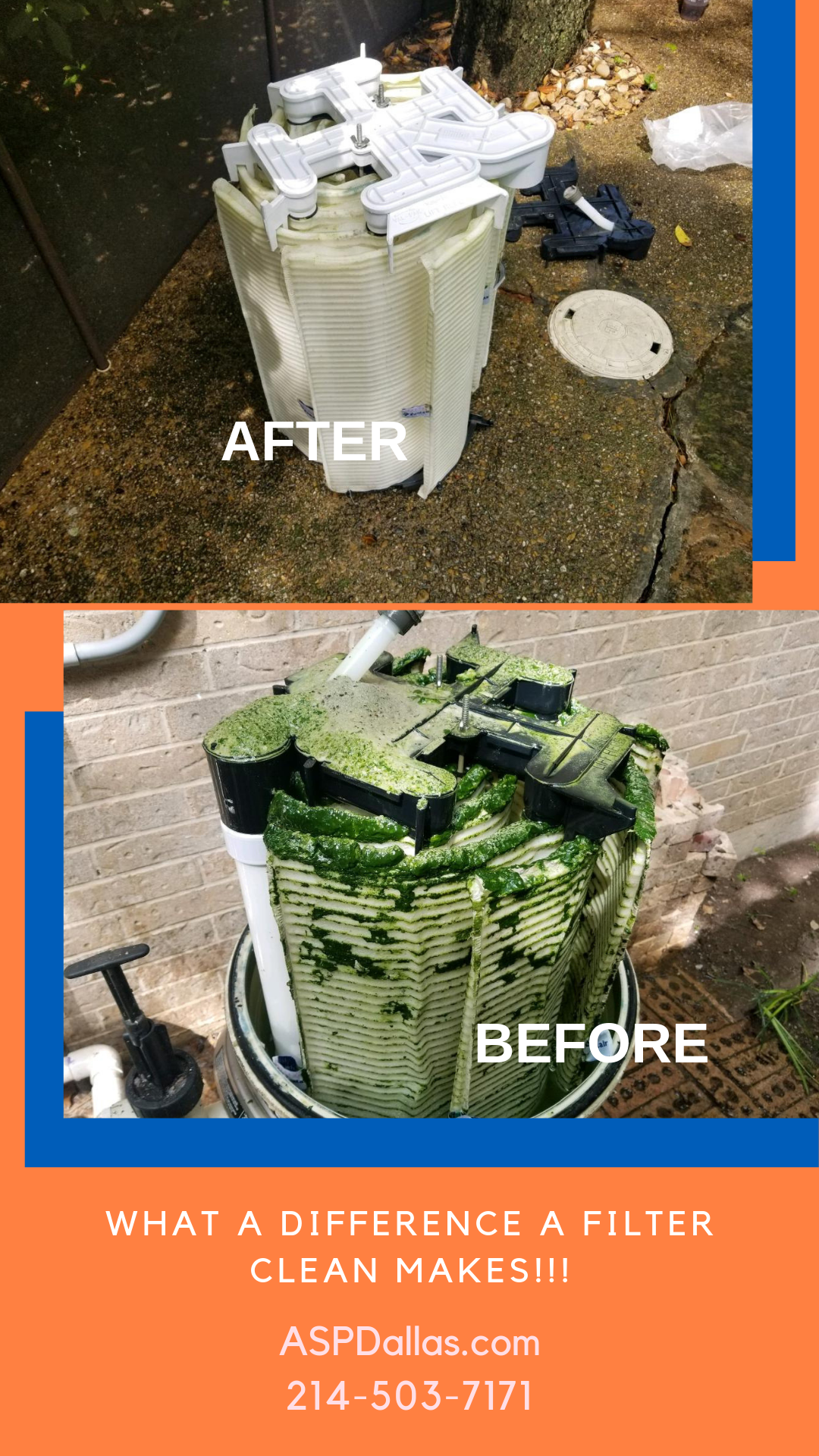 filter before and after